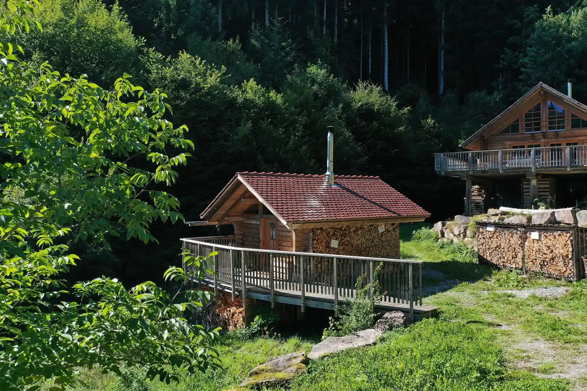 Schwarzwald Blockhütte Köhlerhaus 12
