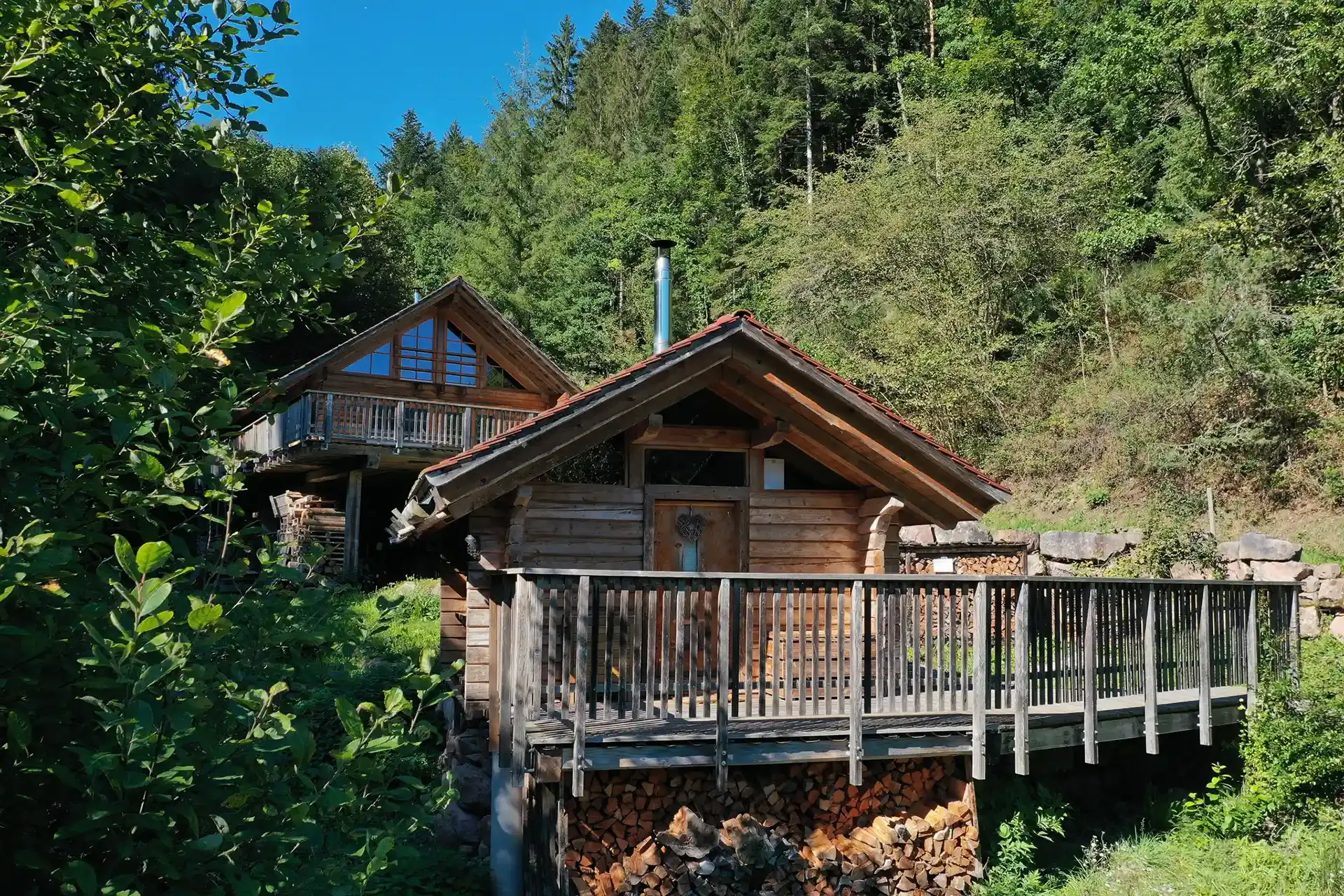 Schwarzwald Blockhütte Köhlerhaus 13